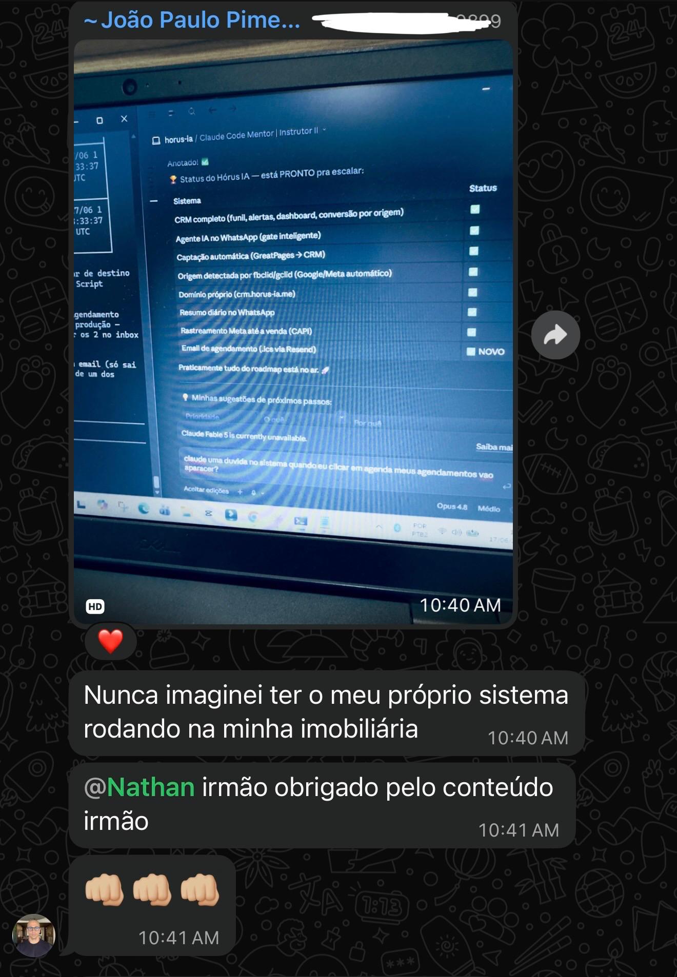 Sistema Hórus IA, do setor de Imobiliária